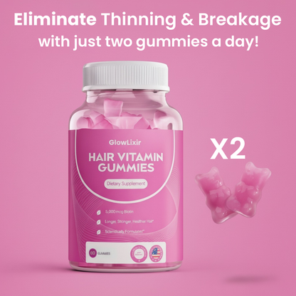 Natural Hair Vitamin Gummies x2
