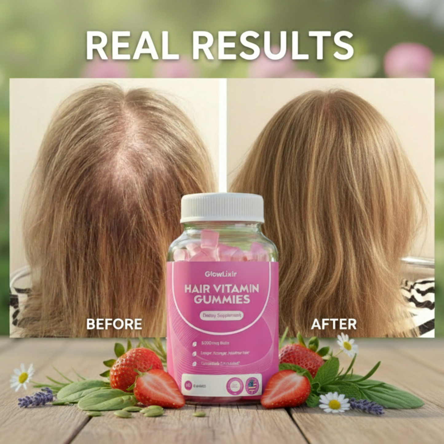 Natural Hair Vitamin Gummies