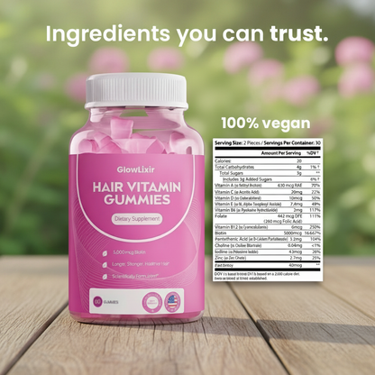 Natural Hair Vitamin Gummies